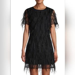 Milly Rana Feather Shift Dress